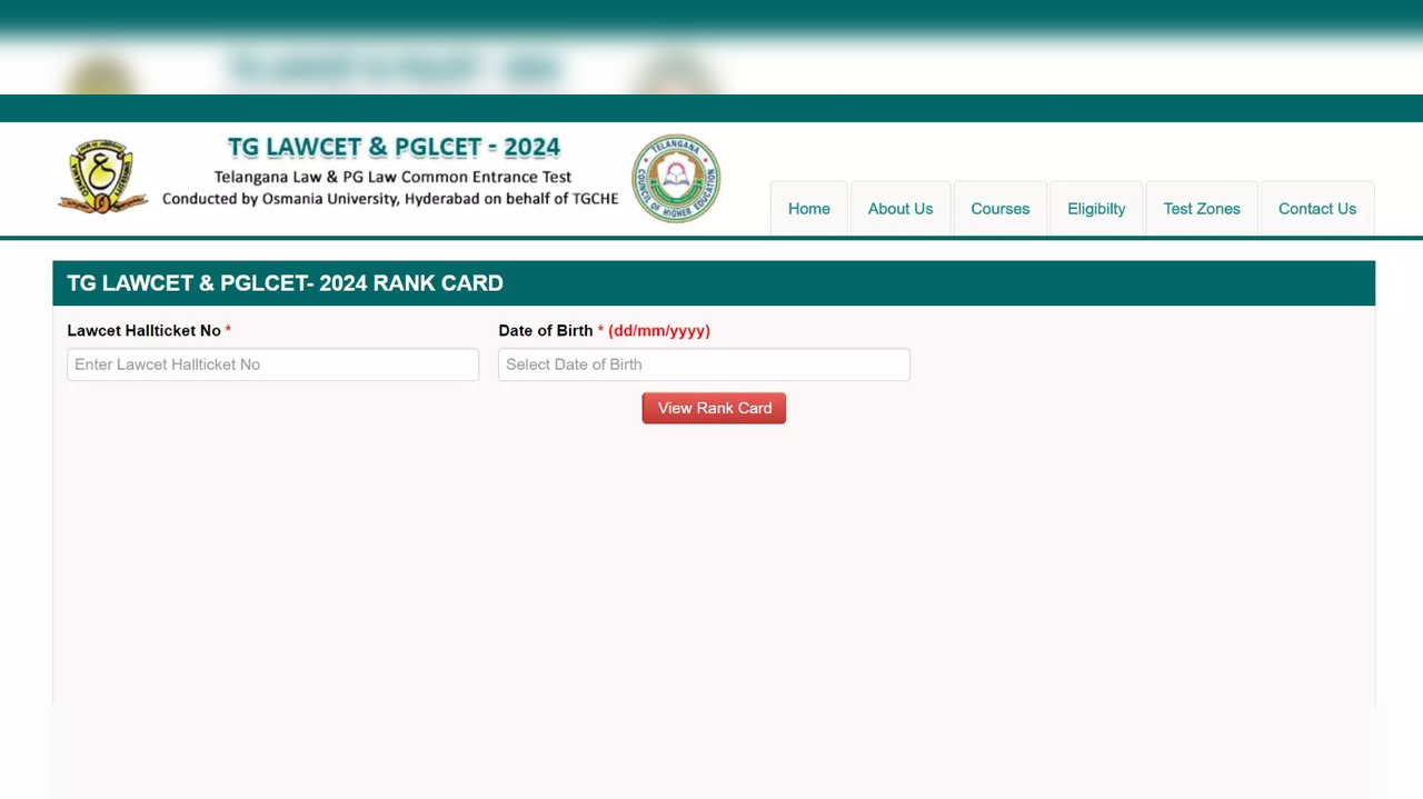 TS LAWCET Results 2024: PGLCET, LAWCET Result Declared on lawcet.tsche.ac.in, Direct Link