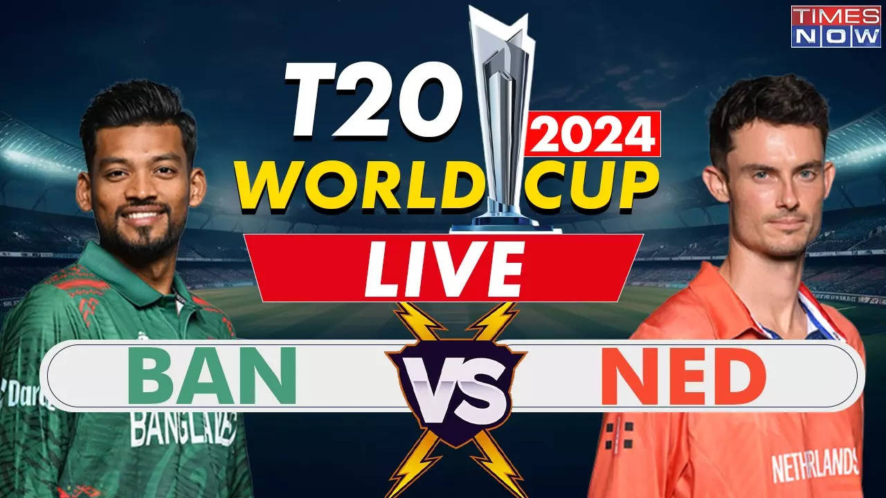 BAN vs NED T20 World Cup Highlights Bangladesh Near Super 8 Spot With 25-Run Victory vs Netherlands