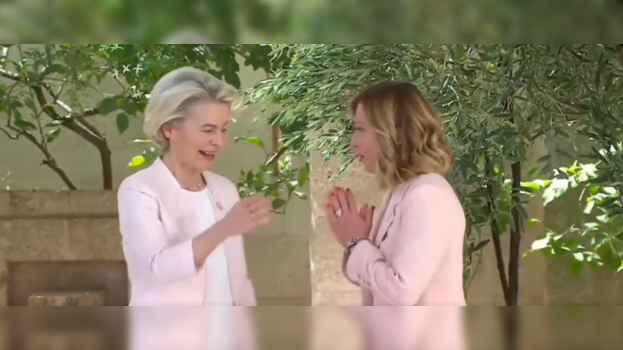 Italian PM's video with Ursula von der Leyen goes viral for her 'Namaste' gesture