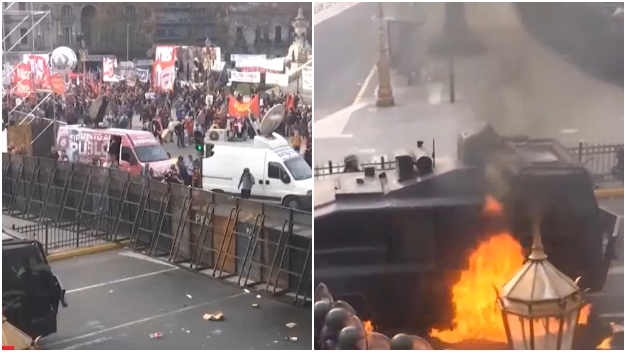 Riots And Arson Grip Buenos Aires