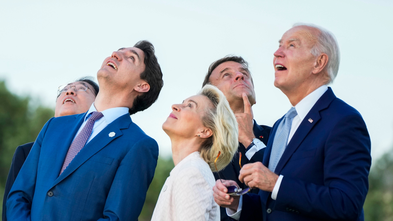 Joe Biden at the G7 summit