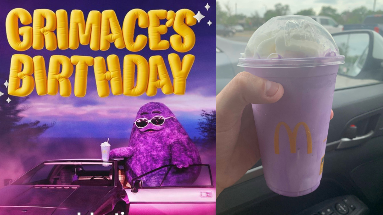 McDonald's Grimace Shake