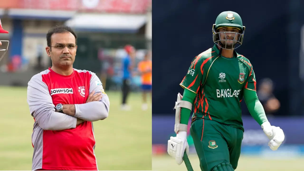 You Won't See Sachin, Dravid....: Bangladesh Star LASHES OUT At Virender Sehwag Over Shakib Al Hasan Criticism