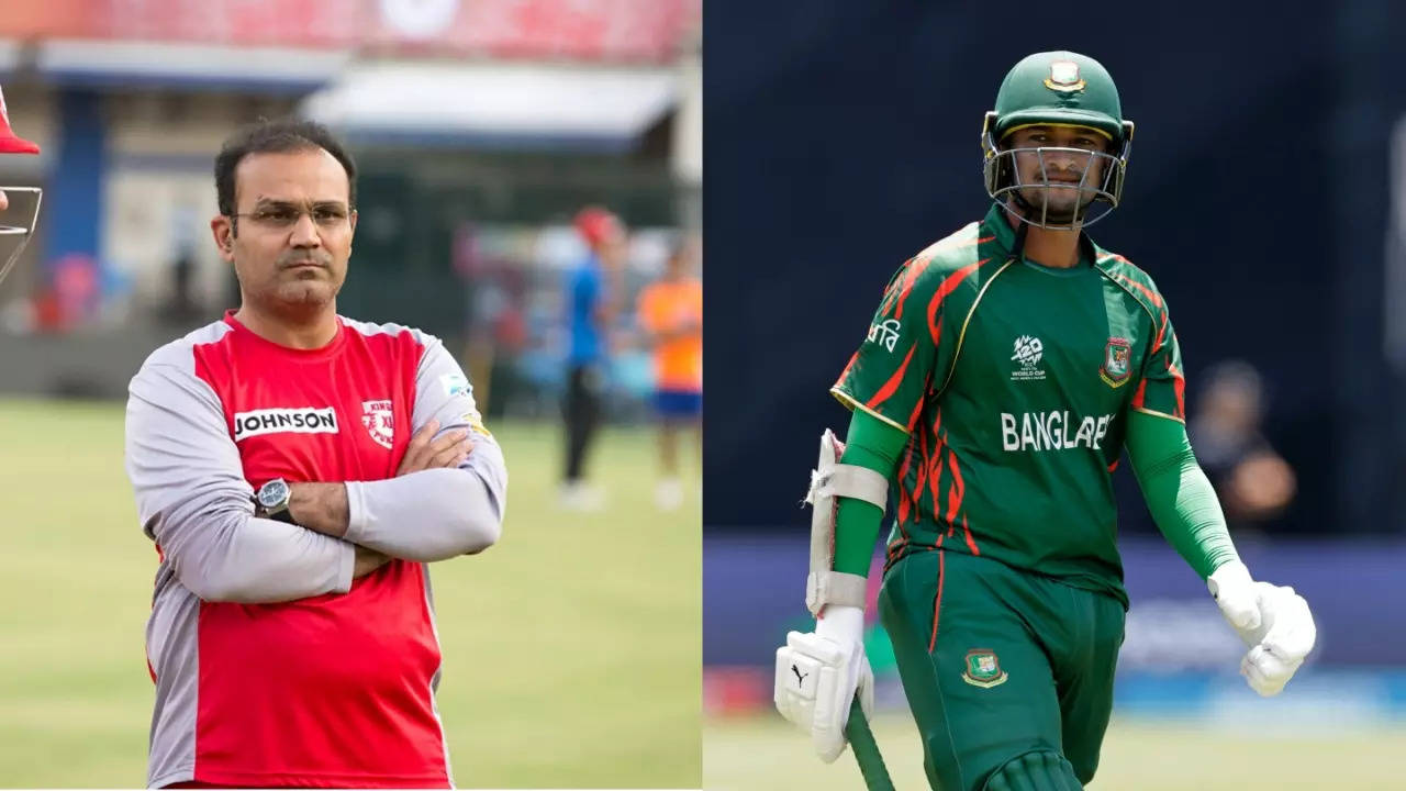 Virender Sehwag, Shakib Al Hasan