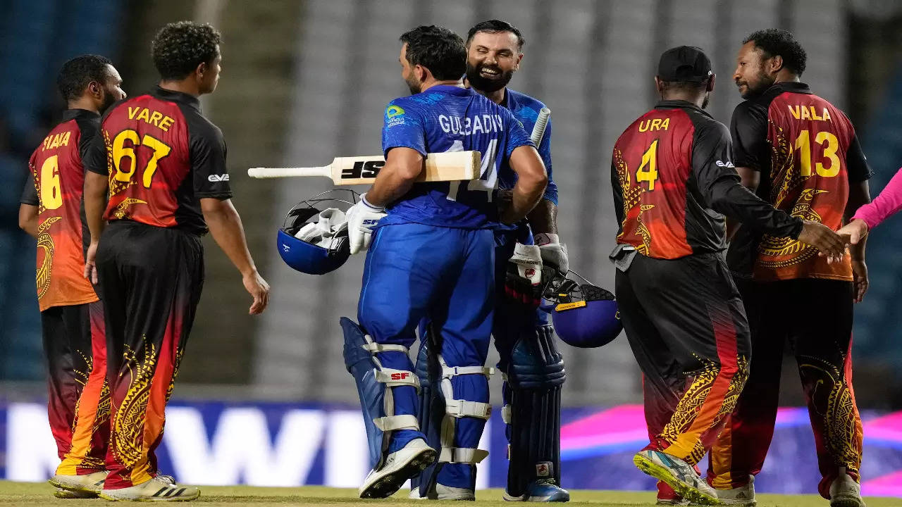 Afghanistan defeated Papua New Guinea in T20 World Cup