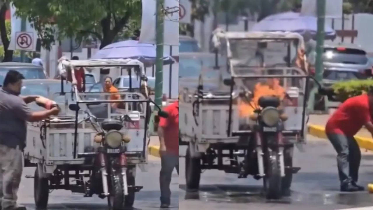 Man Extinguishes Fire with Coca-Cola in Viral Video