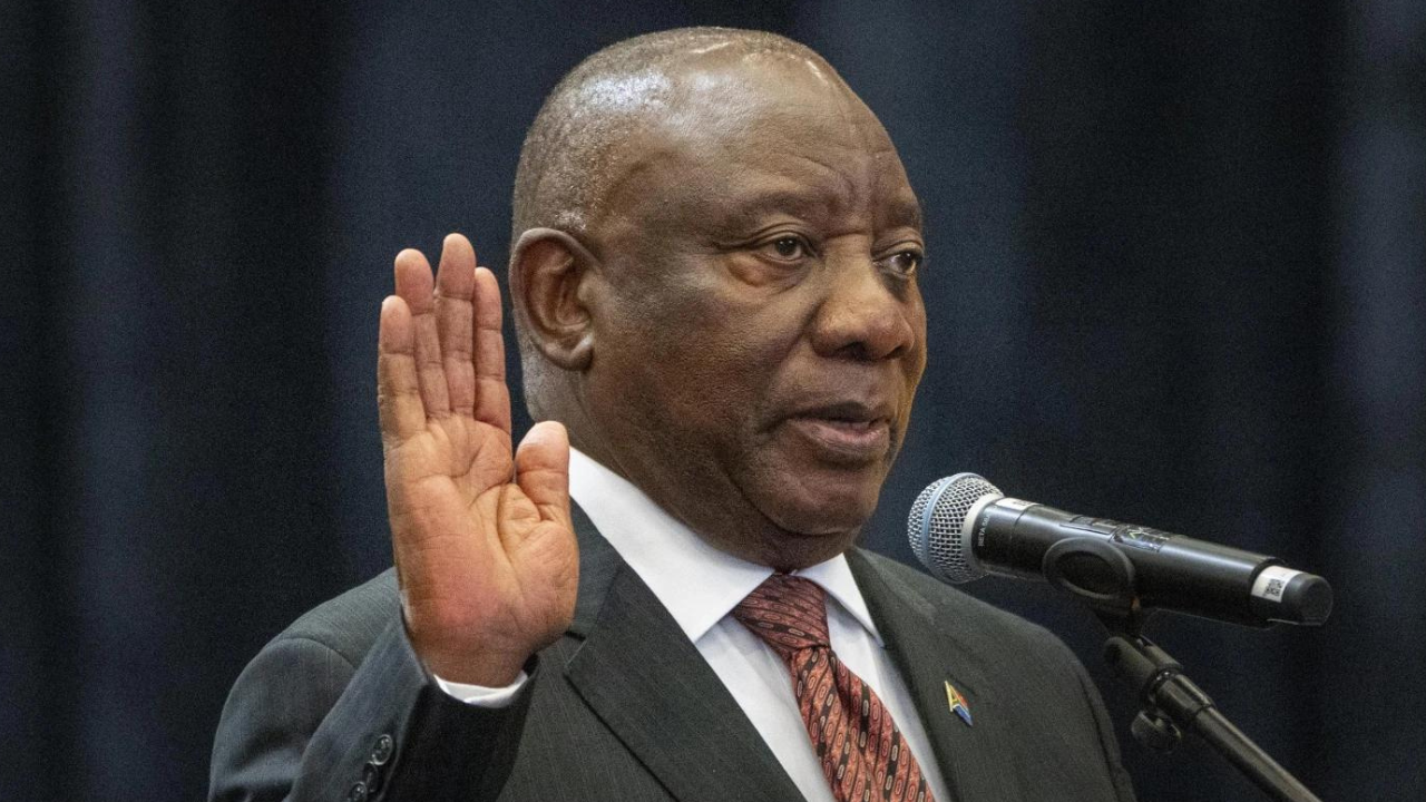 ​Cyril Ramaphosa Re Elected South Africa President