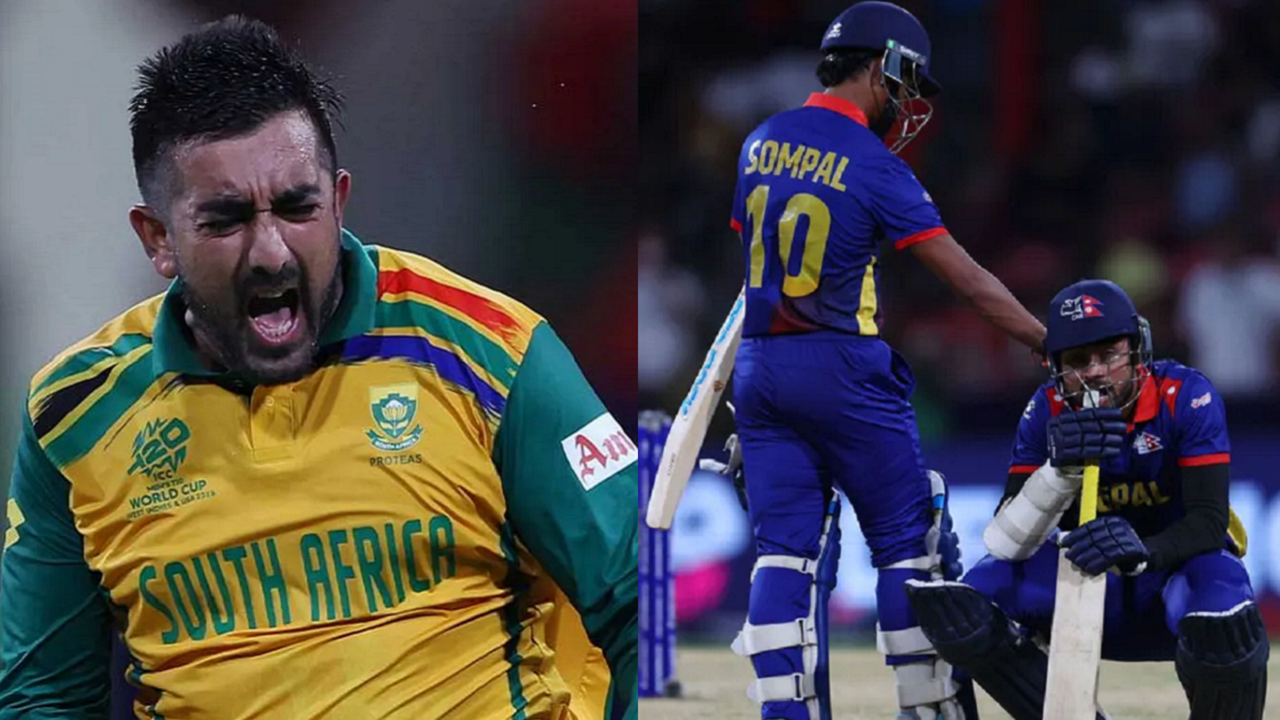 Tabraiz Shamsi's 4 For 19 Helps South Africa Beat Nepal By 1 Run In T20 ...