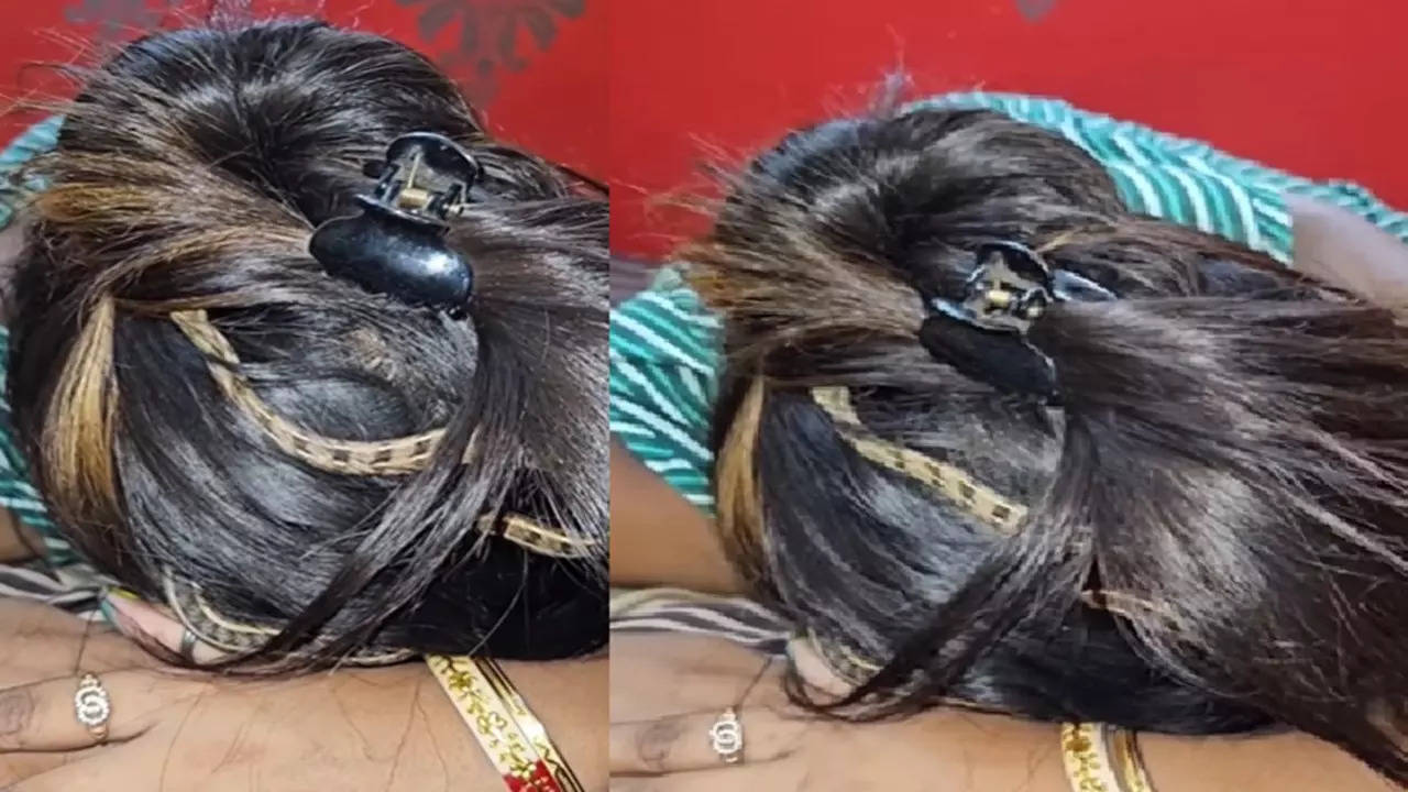 Snake in Women Hair (Photo: Instagram)