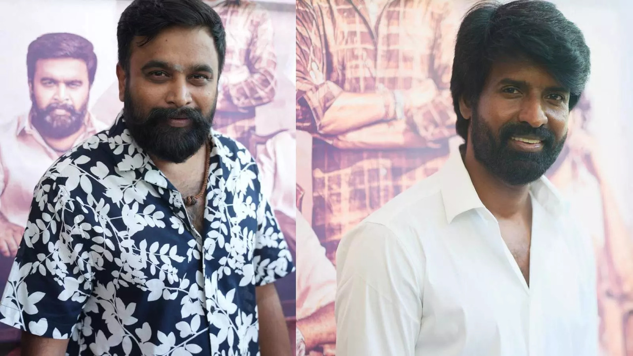 Sasikumar, Soori At The Thanksgiving Meet Of Garudan