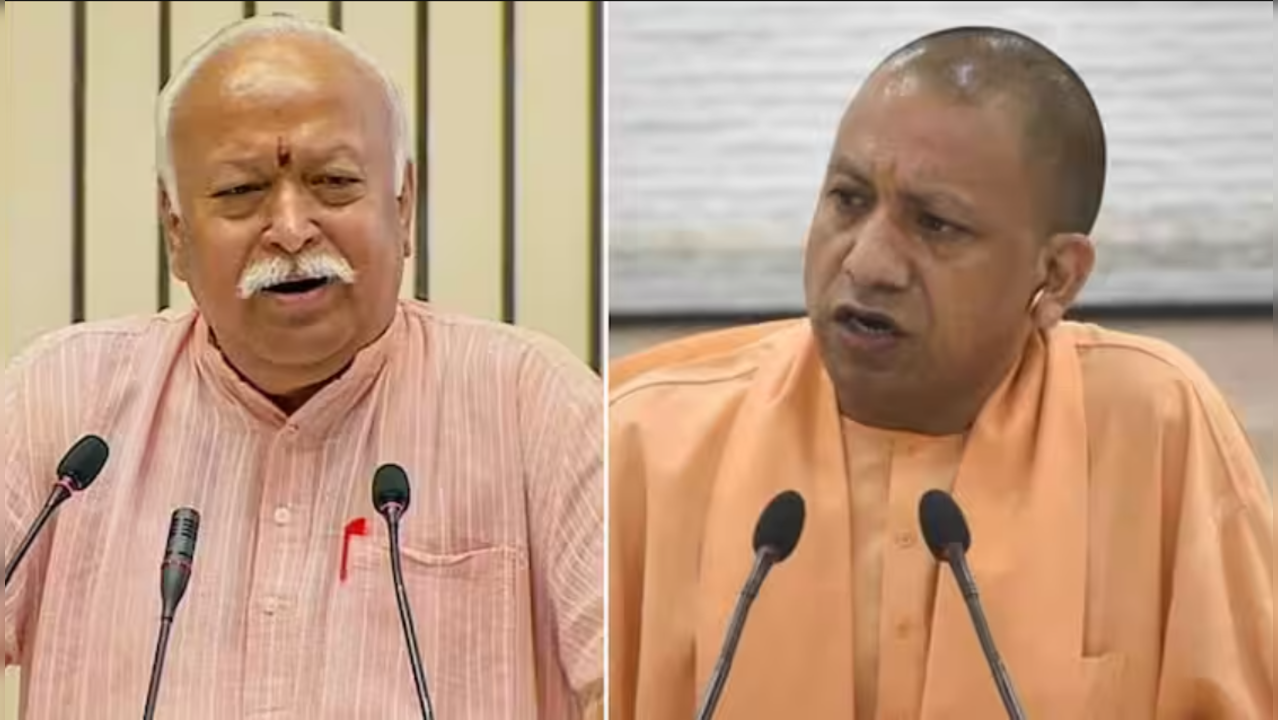 RSS Chief Mohan Bhagwat, Yogi Adityanath