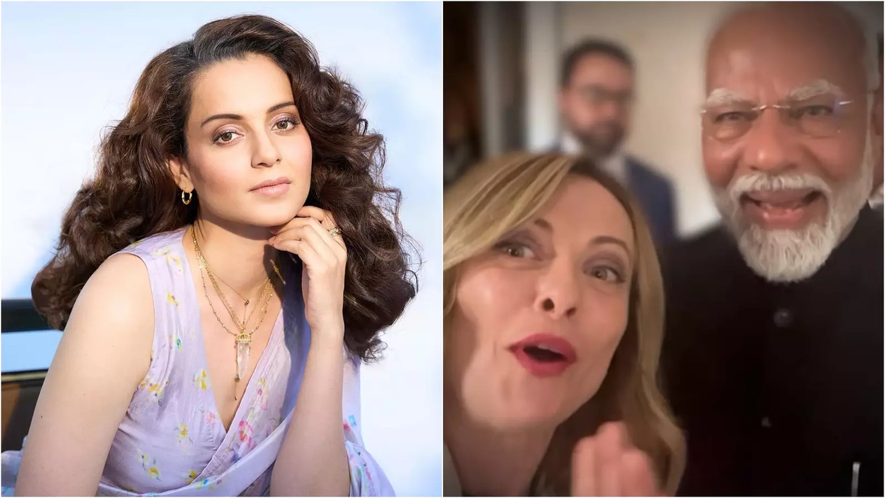 Kangana Ranaut reacted to the viral video of PM Modi and PM Meloni. (Image Credit: Instagram)