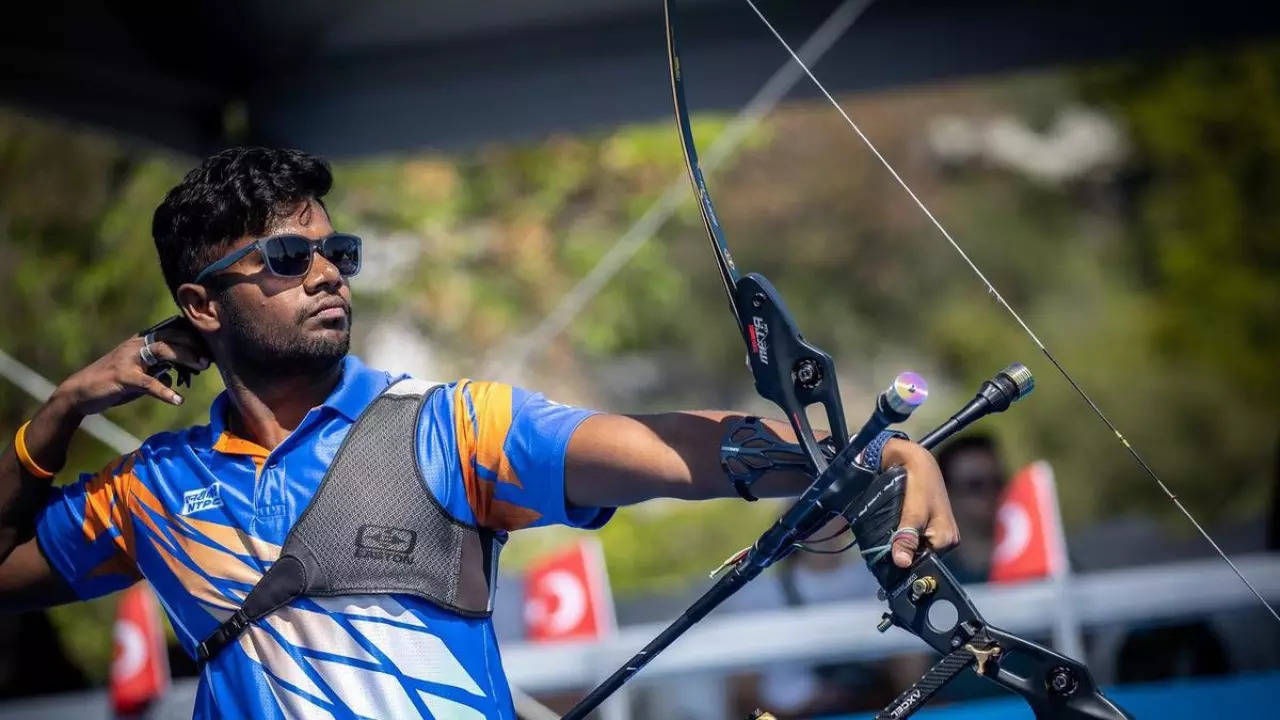 Member of Indian men’s archery team