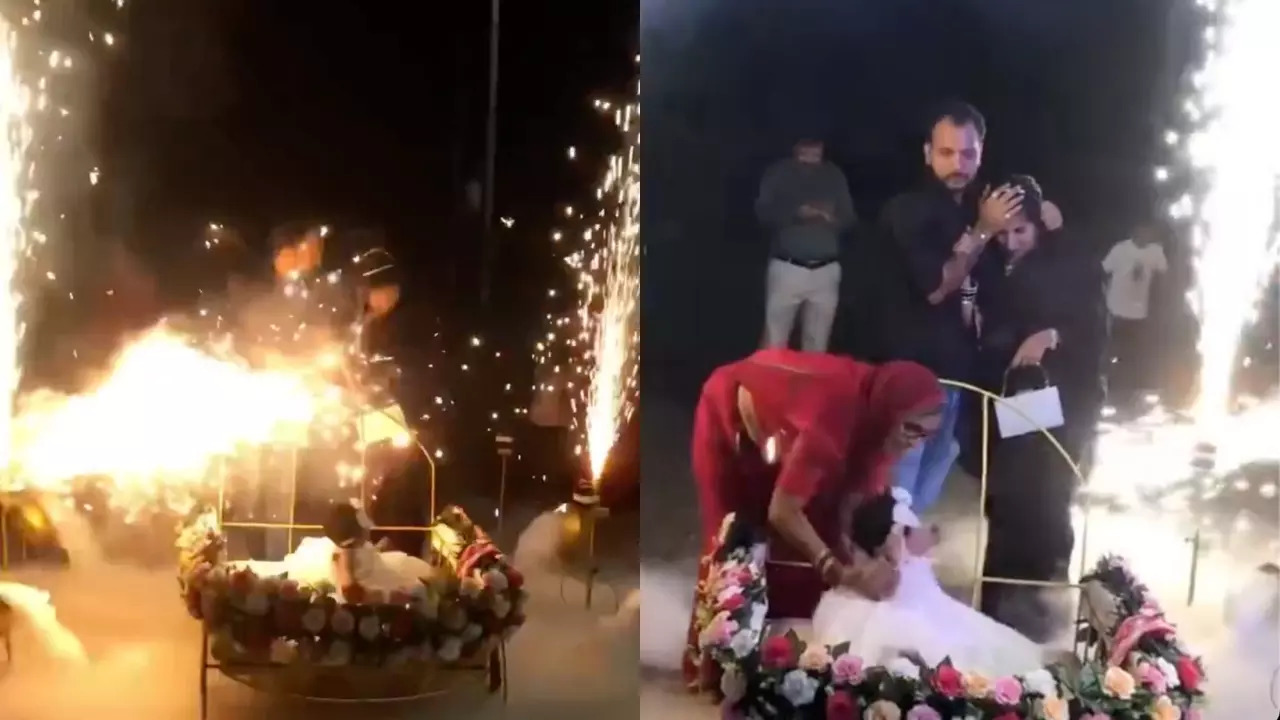 Baby Rescued From Pyro Flames, Parents Watch On in Viral Birthday Party ...