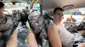 Viral Video Friends Drive Around in Literal Carpool