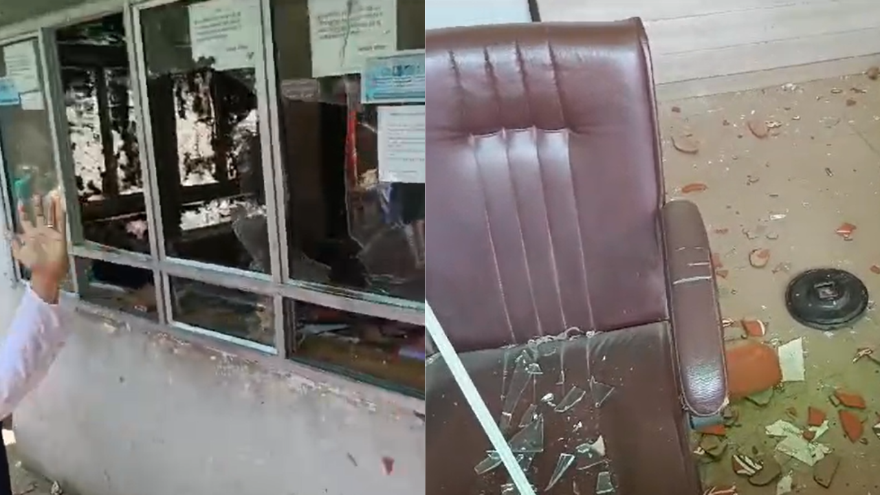 Delhi jal board office vandalised