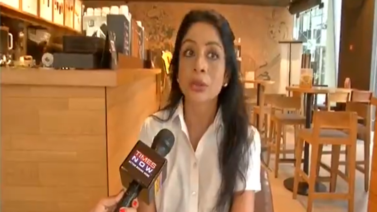 Indrani Mukerjea During Exclusive interview with Times now