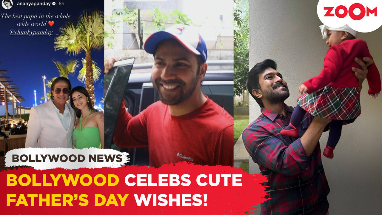 Bollywood stars marked Father's Day by sharing their experiences; Varun Dhawan to Ananya Panday included