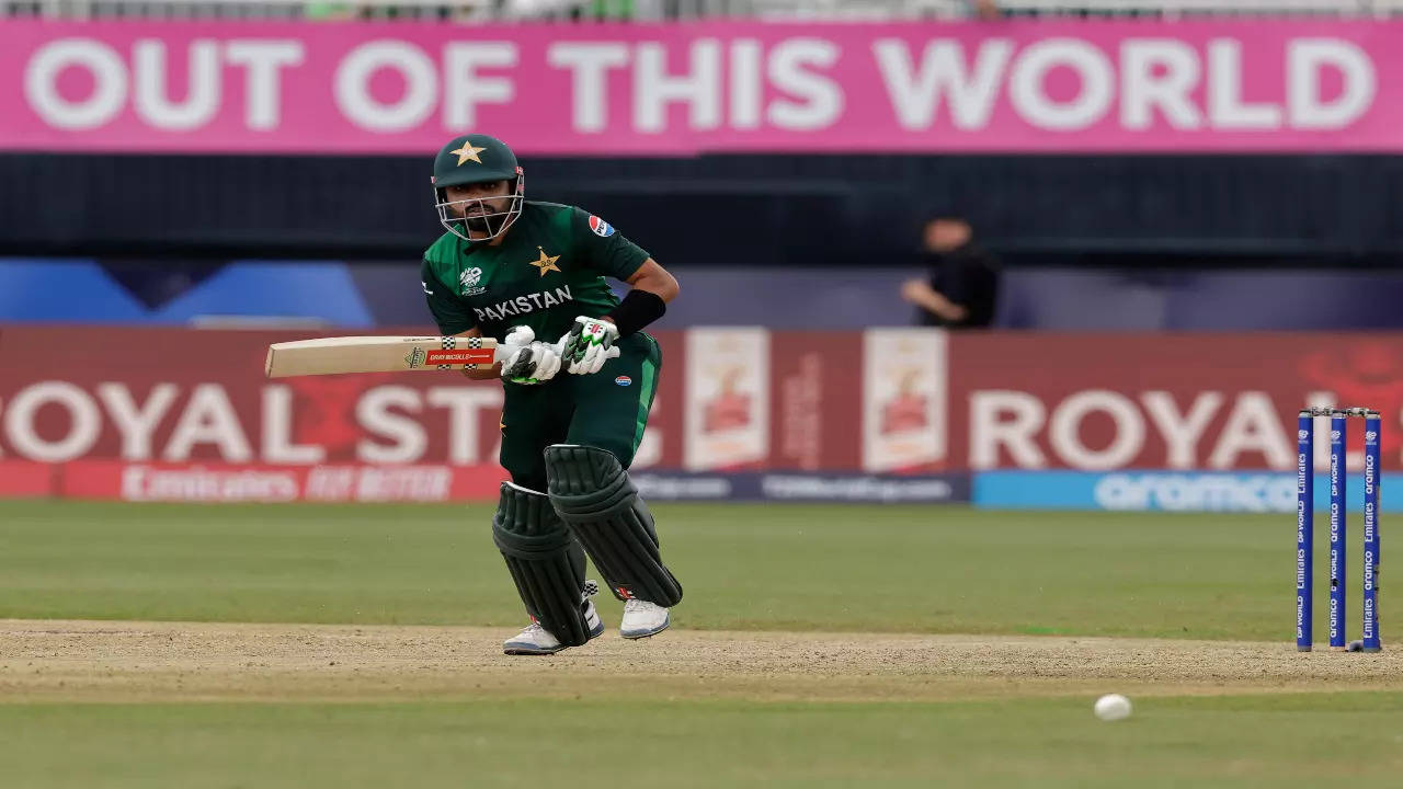 Babar Azam in action against Canada