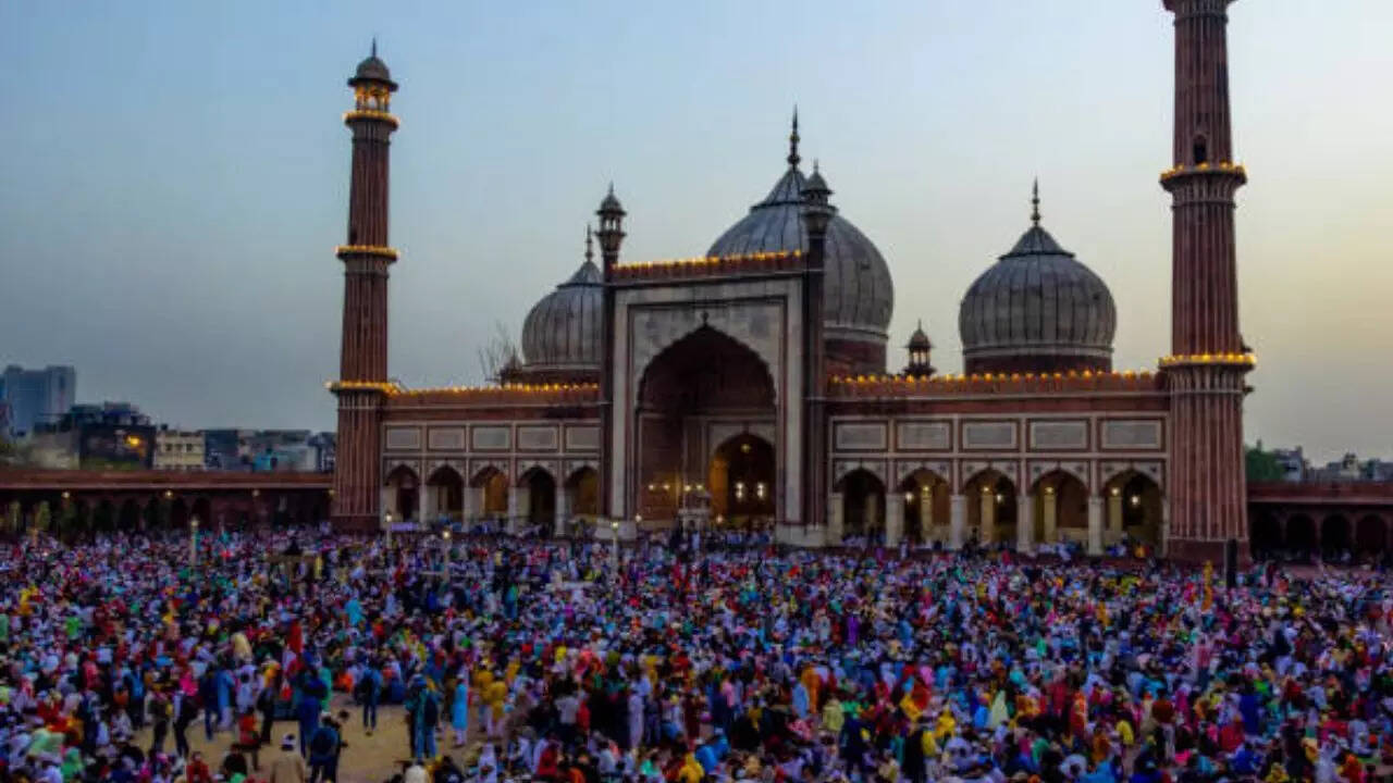 eid-al-adha brings joy across india as devotees celebrate festival in delhi, chennai, hyderabad: visuals