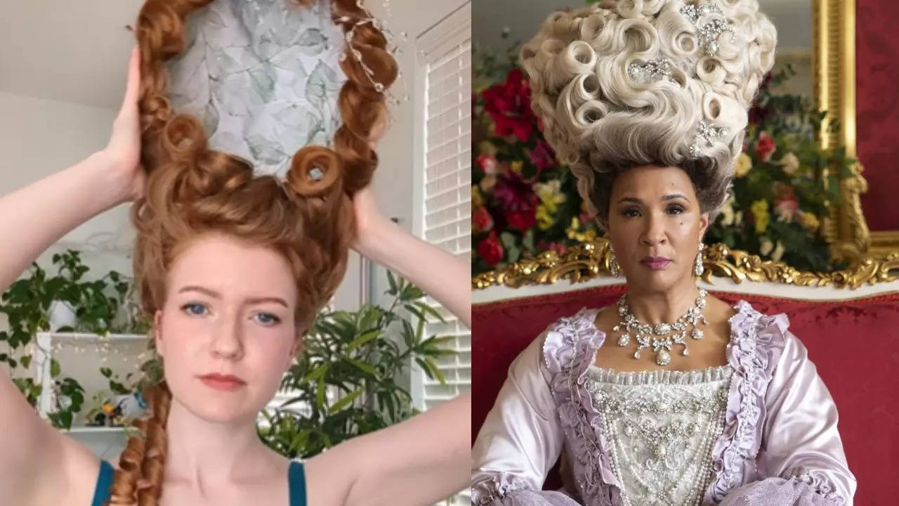 Viral Recreation of Queen Charlotte's Swan Wig from 'Bridgerton' Amazes Fans