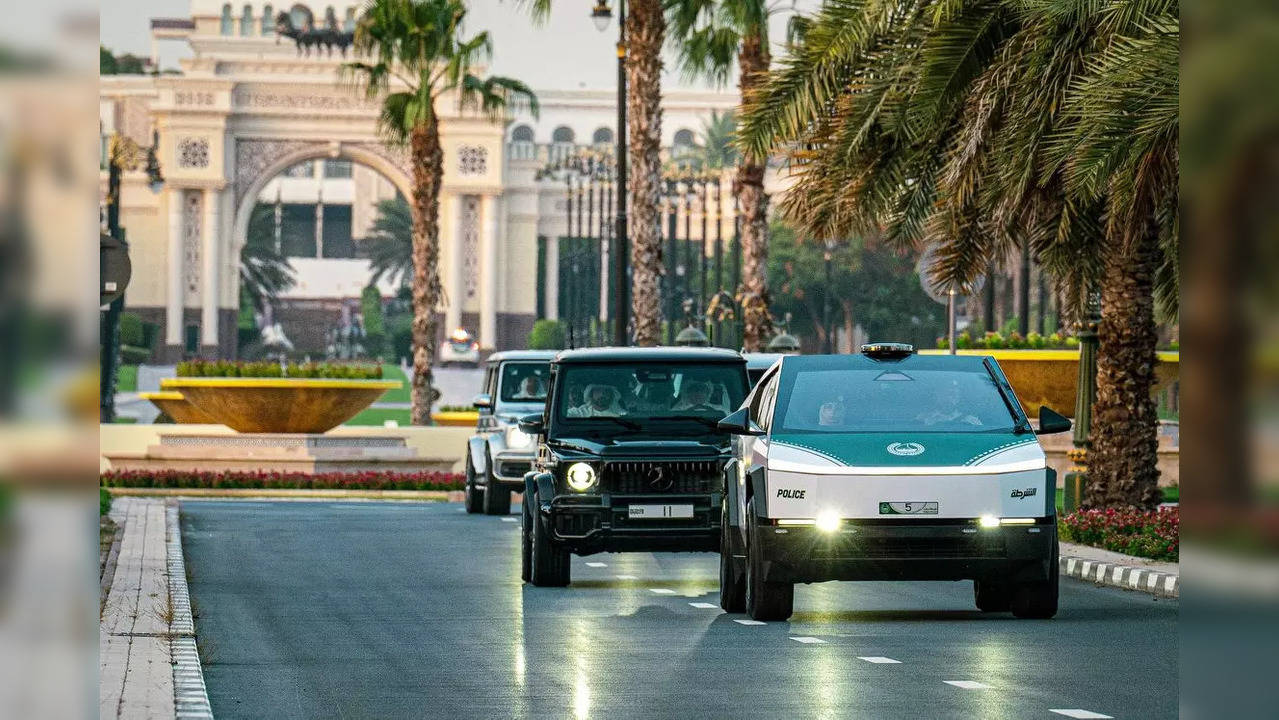 Dubai Police Adds Tesla Cybertruck To Its Extravagant Fleet Of Luxury Cars