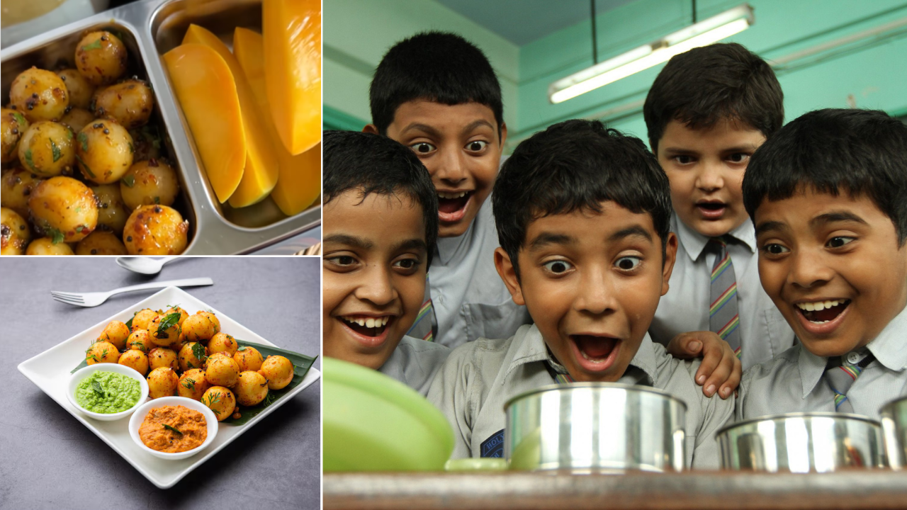 tiffin idea homemade testy  masala balls recipe for kids school  tiffin box