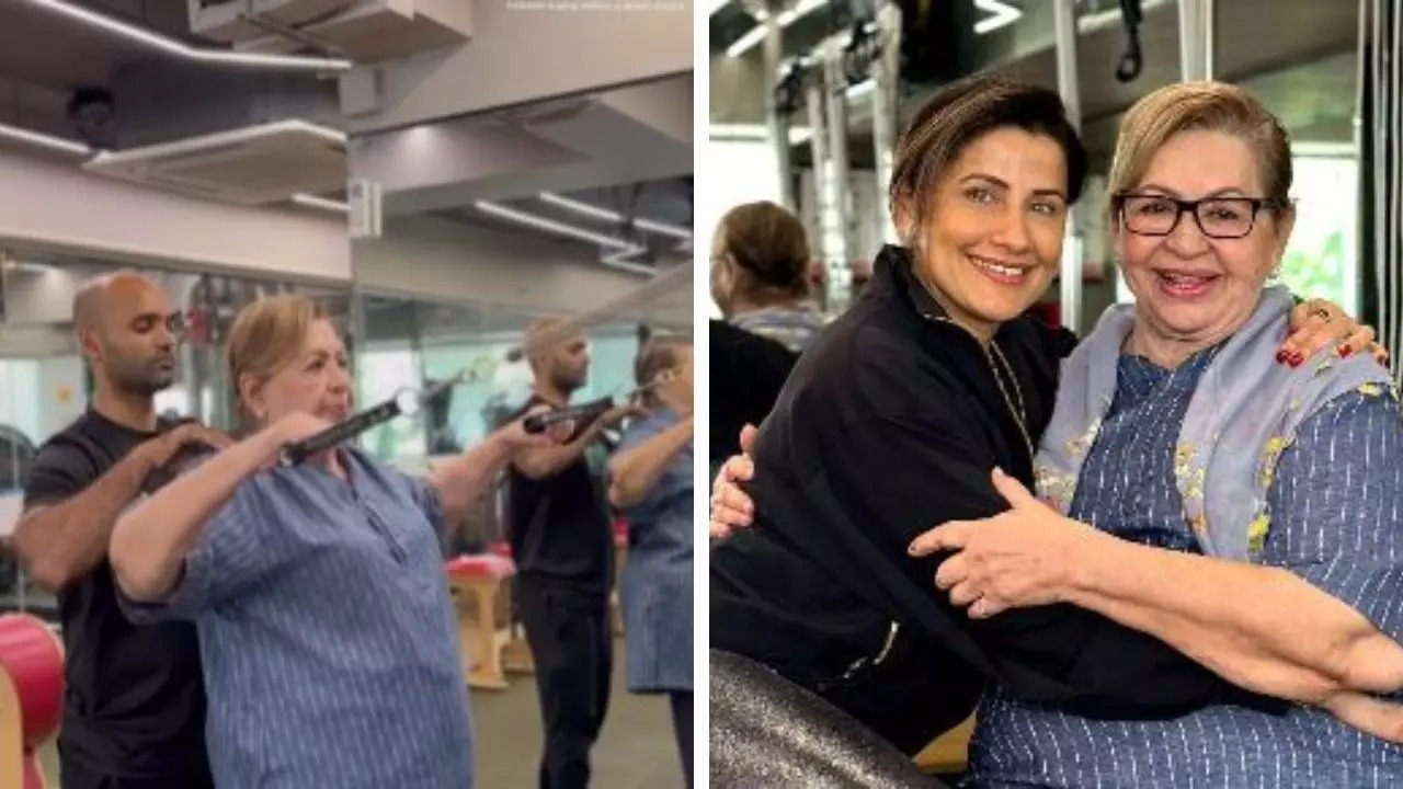 Helen does Pilates at 85