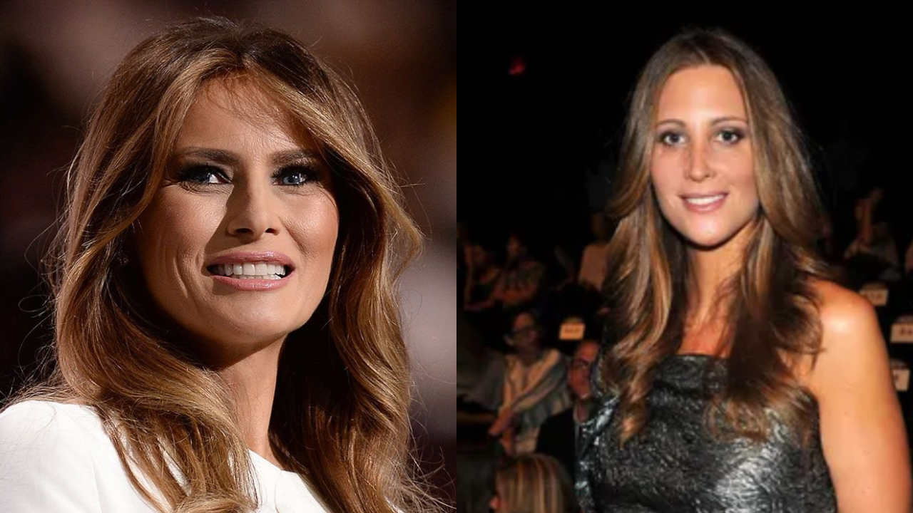 Stephanie Winston Wolkoff and Melania Trump- Collage