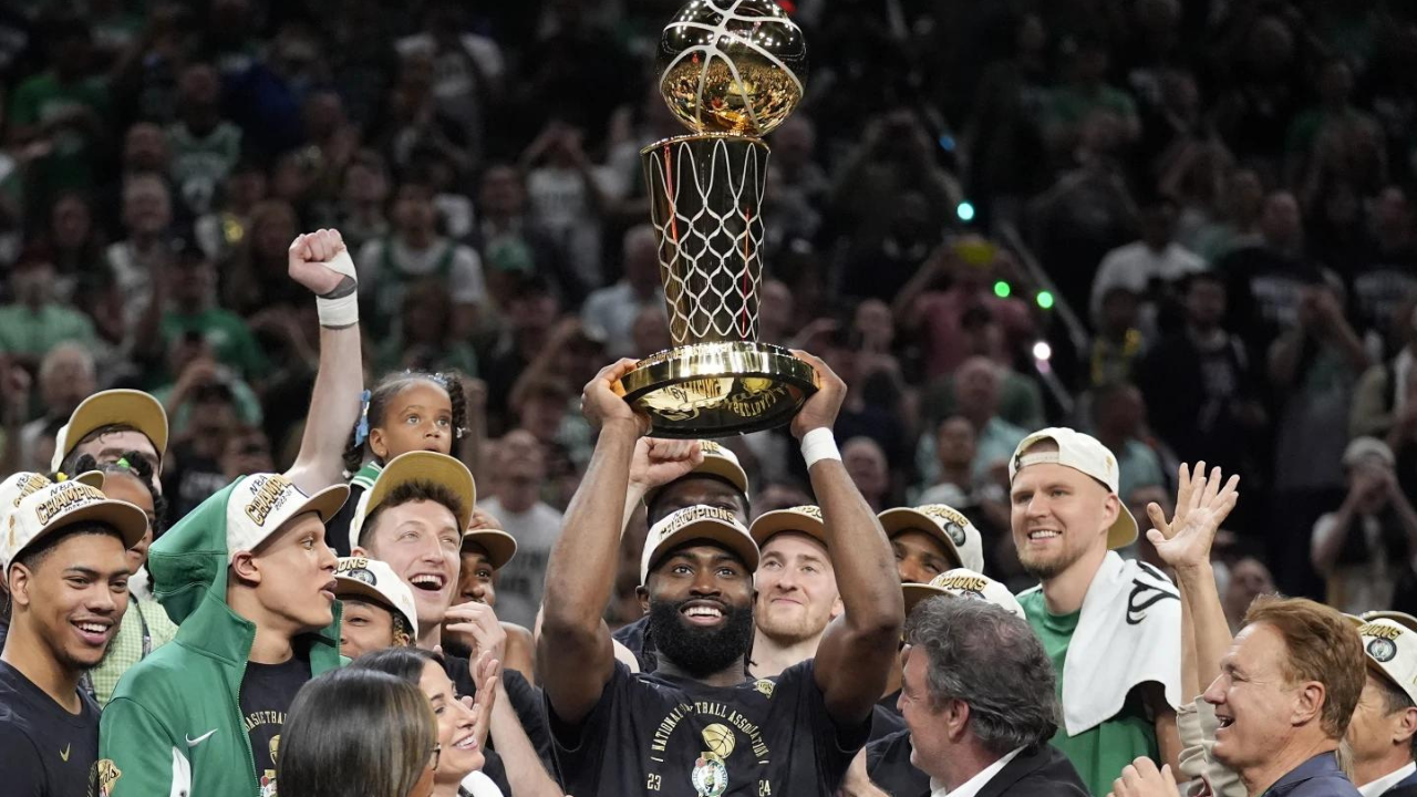 Boston Celebrates Celtics Win