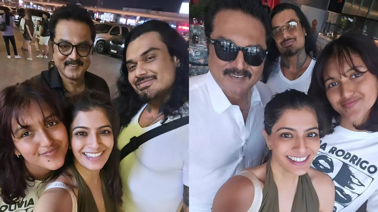 Varalaxmi Sarathkumar enjoys family time in Dubai