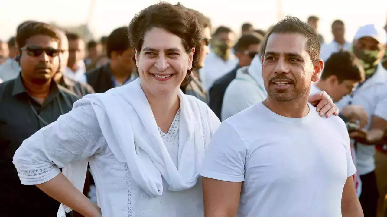 Robert Vadra is Sonia Gandhi's son-in-law and Priyanka Gandhi Vadra's husband