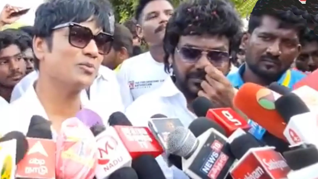 S J Suryah, Raghava Lawrence Address The Media After Donating Tractor