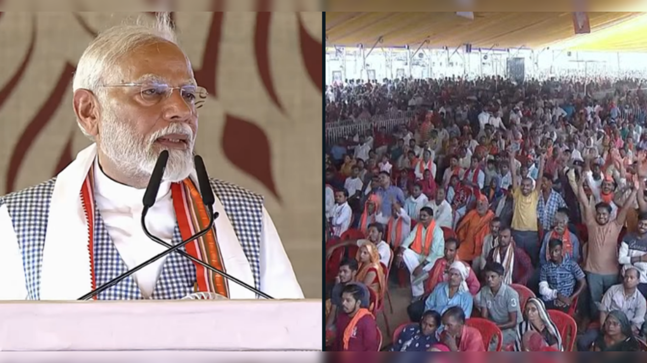 Prime Minister Narendra Modi addressed a rally in Varanasi