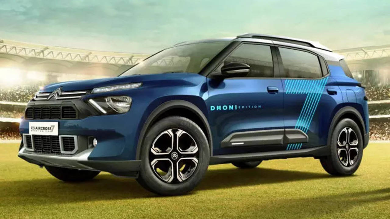 limited 'dhoni edition' citroen c3 aircross debuts in india: here's what makes it special