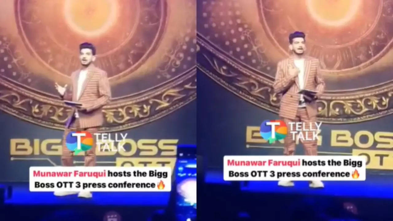 Munawar Faruqui Hosts Bigg Boss OTT 3 Press Conference, Reveals 'Janta Power' This Season