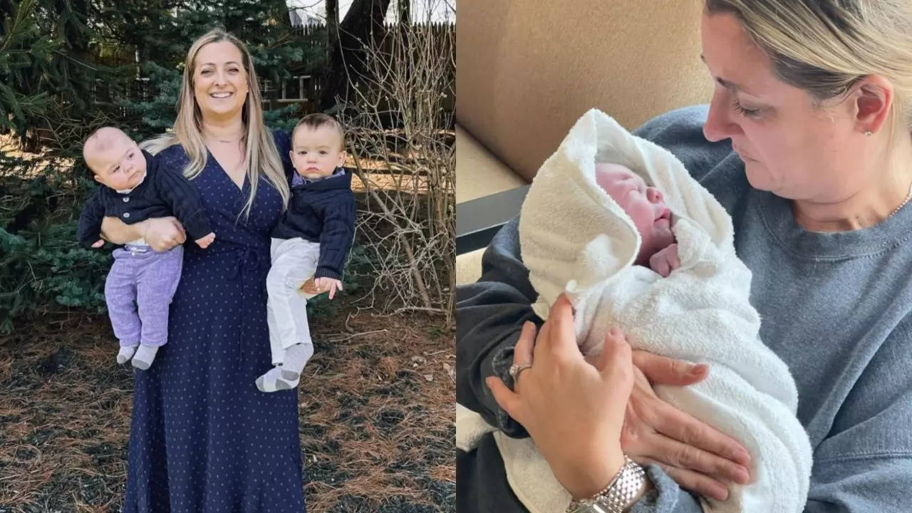 Erin Clancy decided to split her pregnancy through surrogacy after a few failed attempts. | The Sun