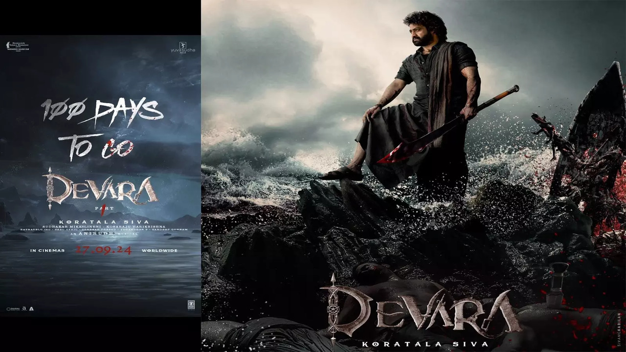 NTR’s Devara Filmmakers Release ‘100 Days Countdown’ Poster