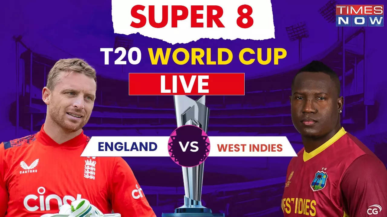 ENG vs WI Live Cricket Score, T20 World Cup: England To Bowl First; Mark Wood Returns