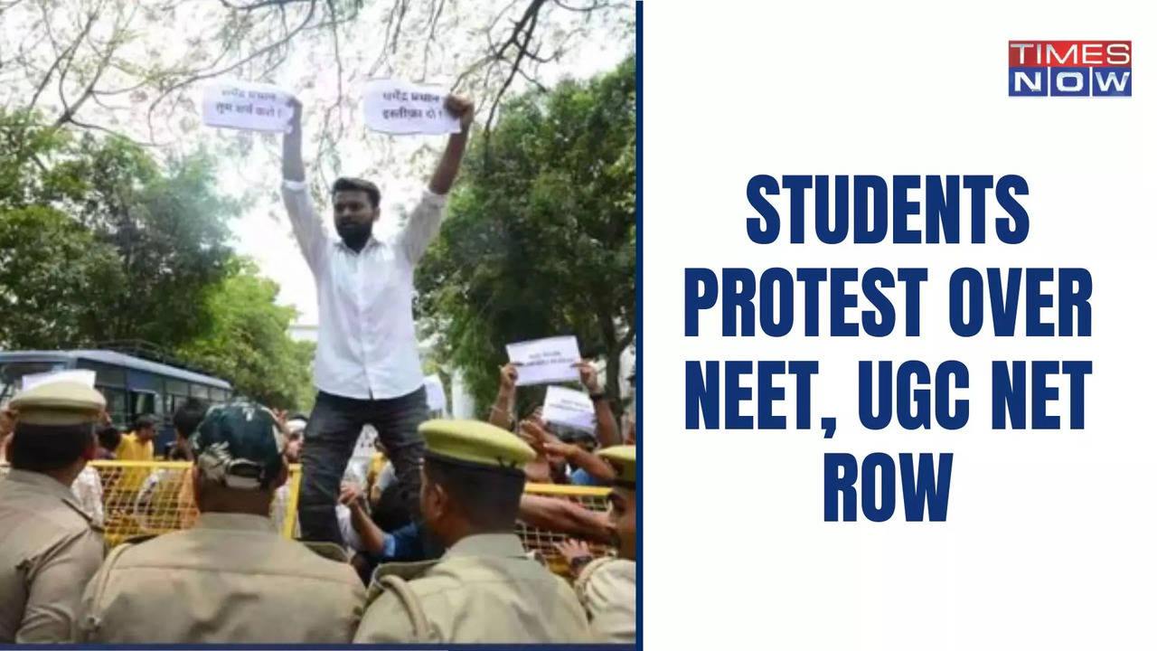 NEET, UGC NET Row: Angry Students Protest Outside Education Ministry, Say 'NTA is a Failed Organisation'