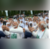 Yoga Day 2024 LIVE PM Modi Takes Selfie With School Students At SKICC Srinagar