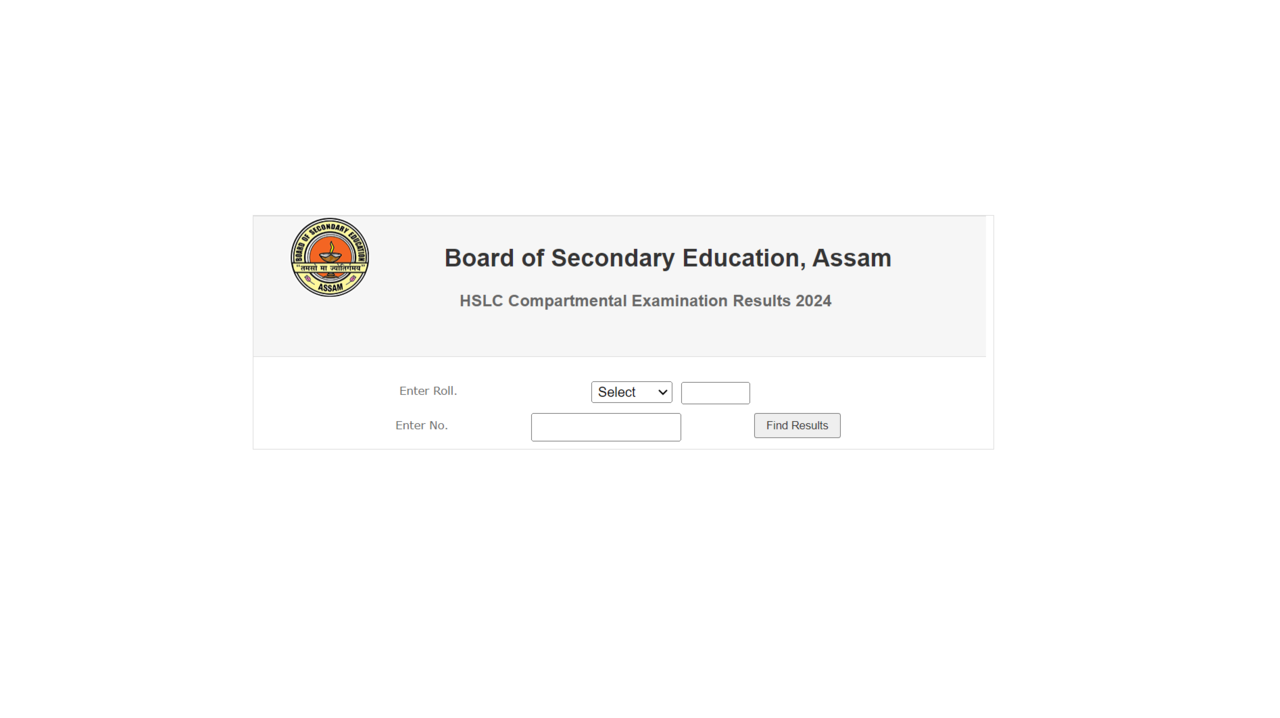 Assam HSLC Compartmental Result