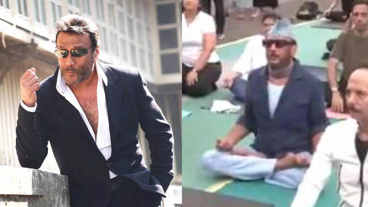 International Yoga Day 2024: Jackie Shroff Does Meditation And Performs Yoga Asanas