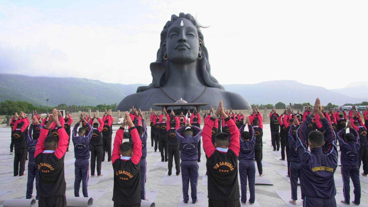 ​Yoga At Adiyogi In Sadhguru Sannidhi, Bengaluru​