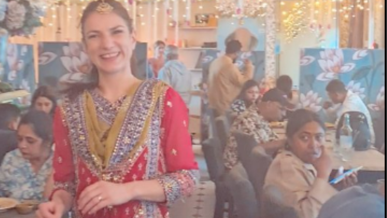 'slice of india in switzerland...': waitresses in salwar kameez at swiss eatery wins internet | watch