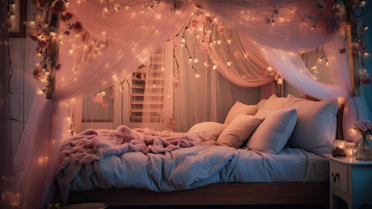 Fairy Lights Aesthetic Room (Credit-Freepik)