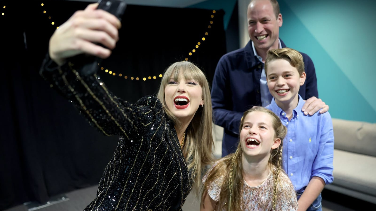 Taylor Swift's selfie with Prince William