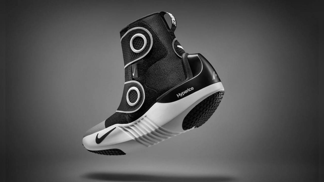 Nike x Hyperice Recovery Shoes.