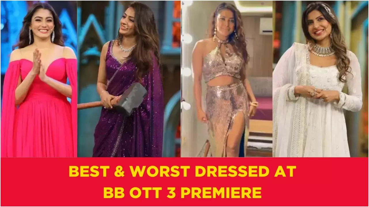 Best Dressed & Worst Dressed At Bigg Boss OTT 3 Premiere: Sana Makbul, Chandrika Dixit, Poulomi Or Sana Sultan?