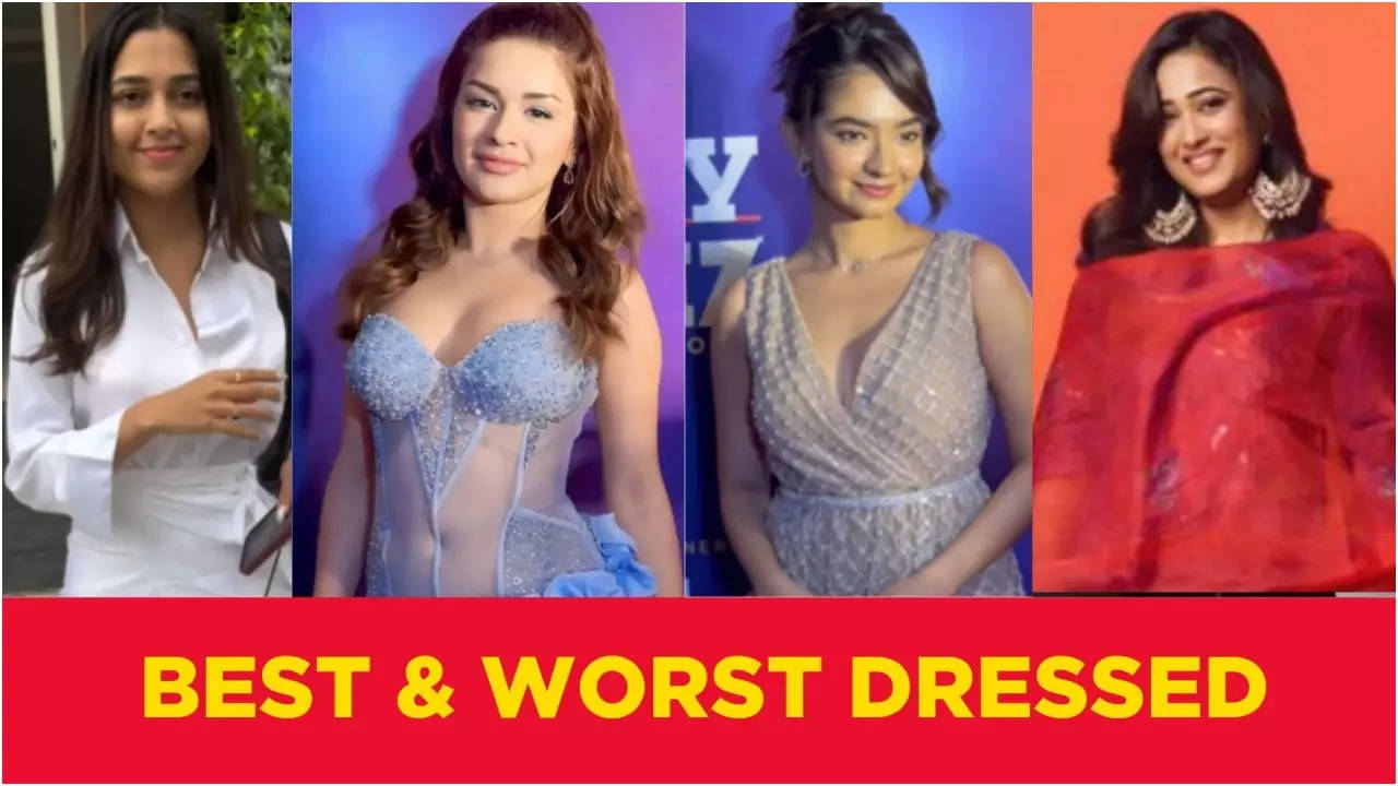 Best Dressed & Worst Dressed TV Celebs Of The Week: Tejasswi Prakash, Avneet Kaur, Anushka Sen Or Shweta Tiwari?